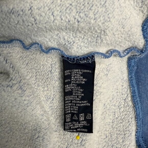 Vintage Tommy Hilfiger Sweatshirt XXL Light Blue Pullover Crewneck Mens Casual - Picture 8 of 9